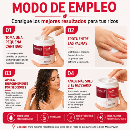Crema Definidora de Rizos, Hidratante, Fijación Flexible 500ml