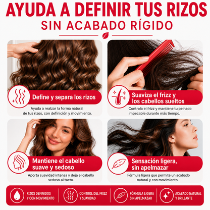 Crema Definidora de Rizos, Hidratante, Fijación Flexible 500ml