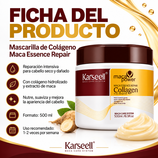 Mascarilla Capilar de Colágeno 500 ml