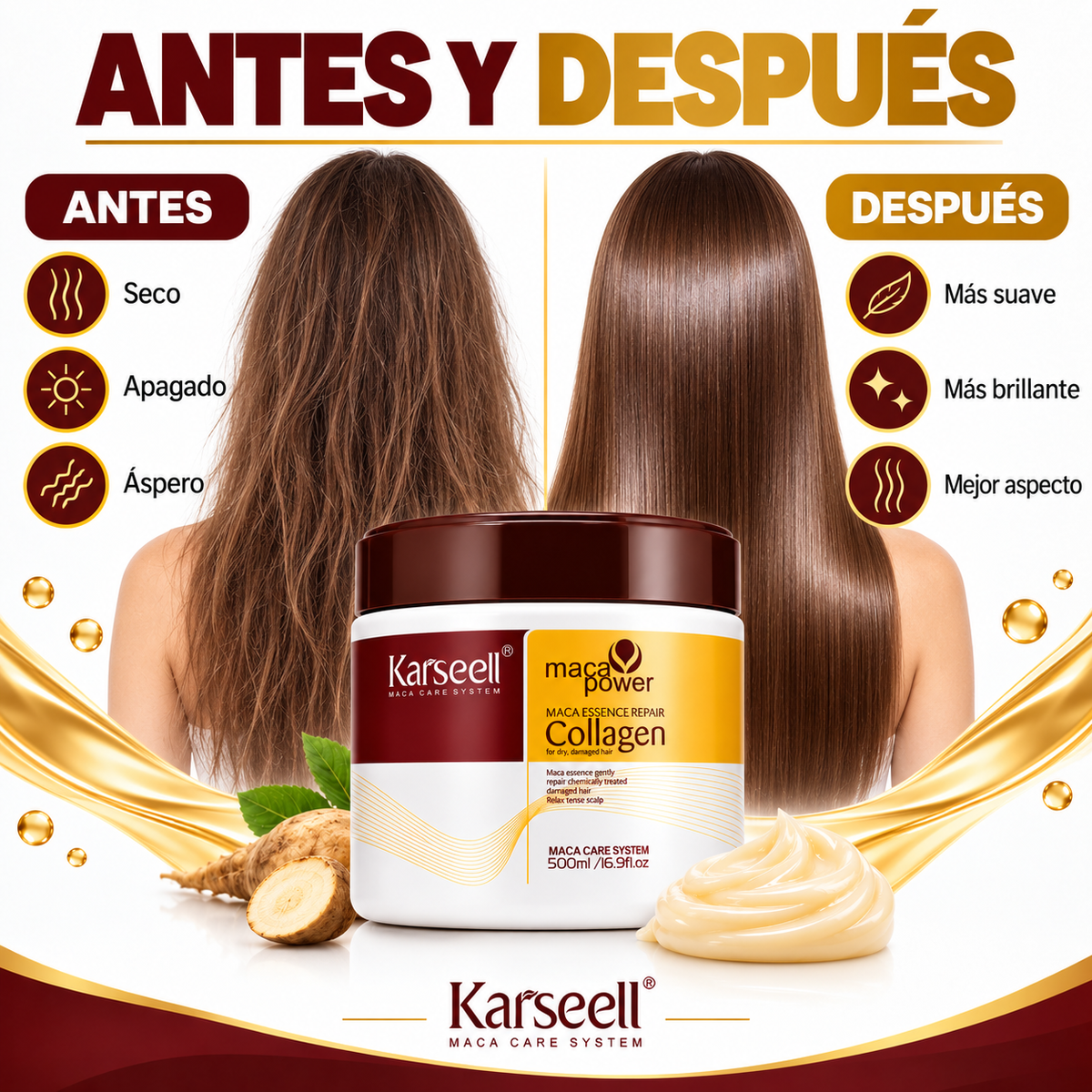 Mascarilla Capilar de Colágeno 500 ml