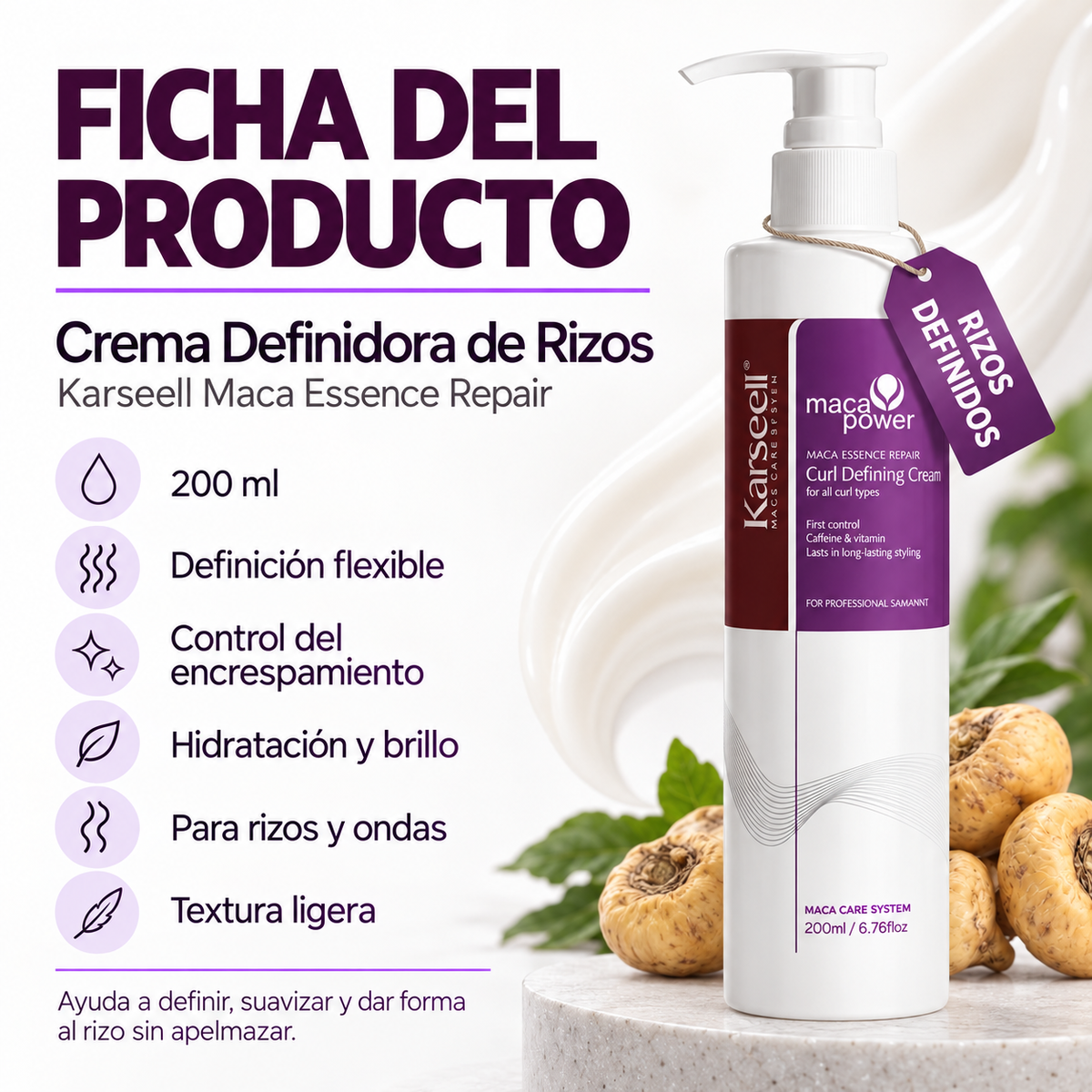 Crema Definidora de Rizos 200 ml