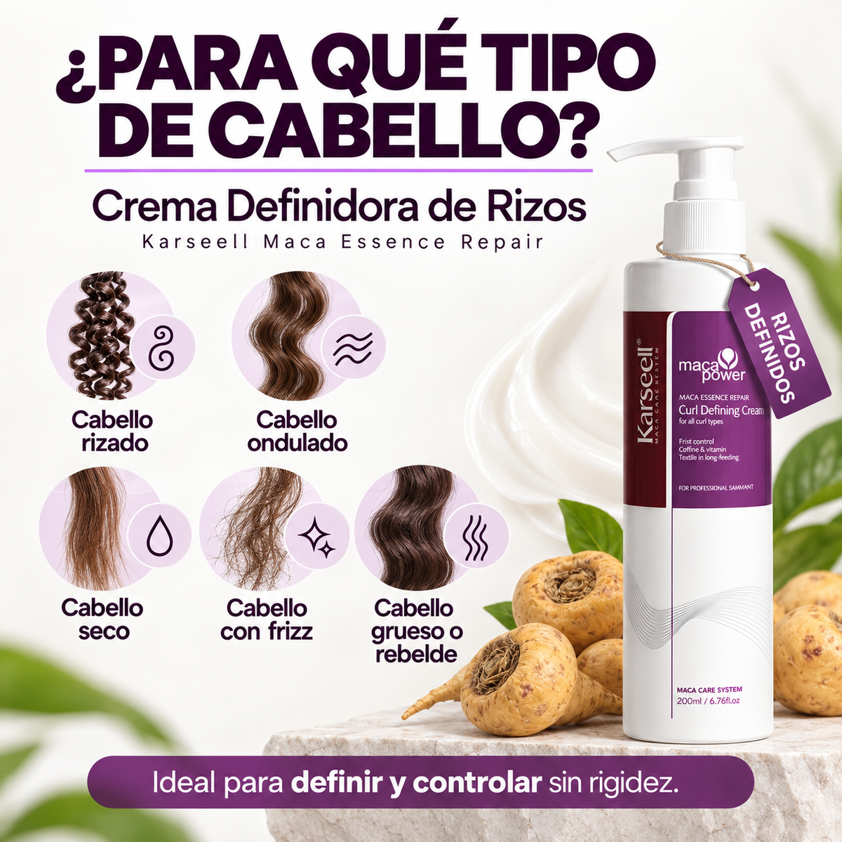 Crema Definidora de Rizos 200 ml