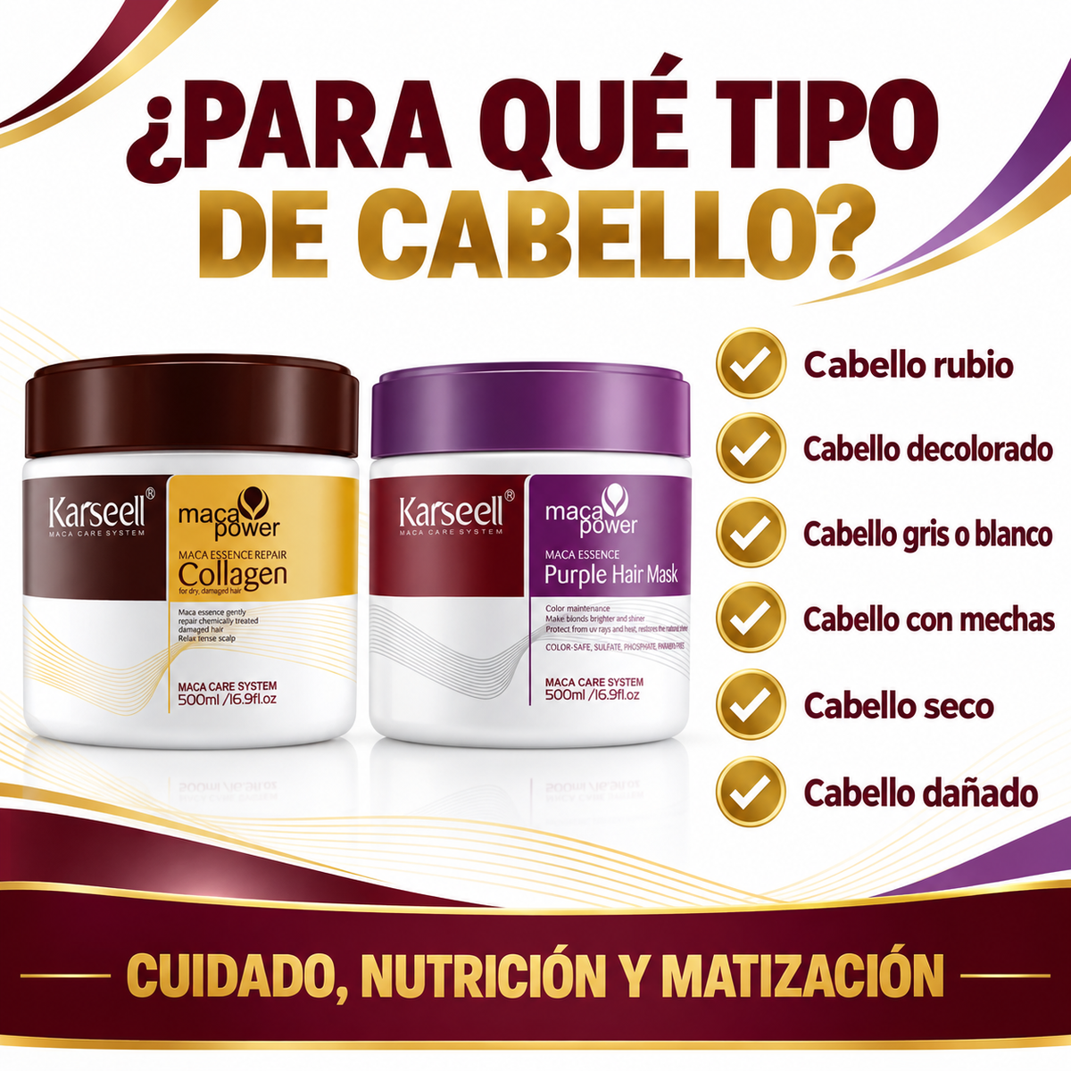 Pack Mascarilla de Colágeno  500 ml + Mascarilla de Violeta 500 ml