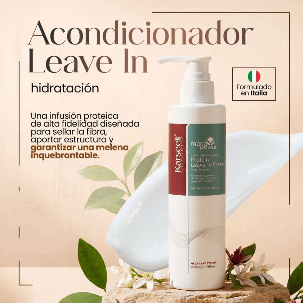 Crema de proteínas leave in sin aclarado 200ml