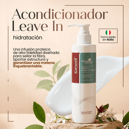 Crema de proteínas leave in sin aclarado 200ml