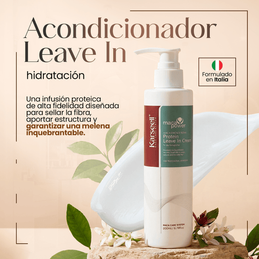 Crema de proteínas leave in sin aclarado 200ml