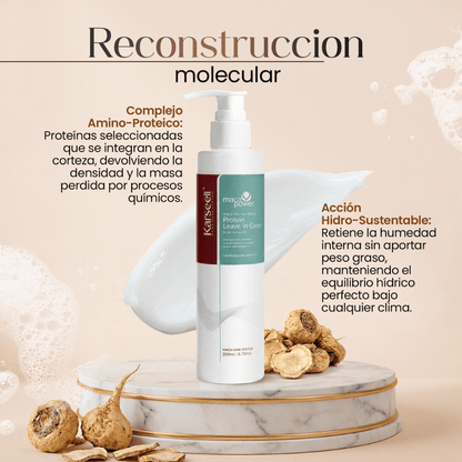 Crema de proteínas leave in sin aclarado 200ml