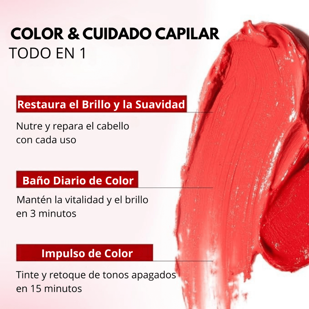 Mascarilla capilar pigmentante roja [500ml]