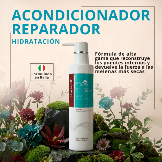 Acondicionador reparador aceite de argán maca 200ml