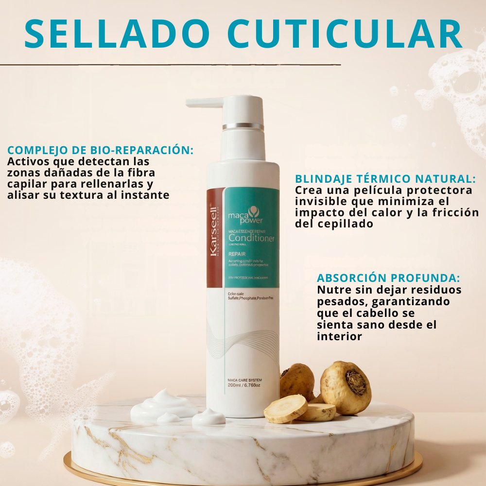 Acondicionador reparador aceite de argán maca 200ml