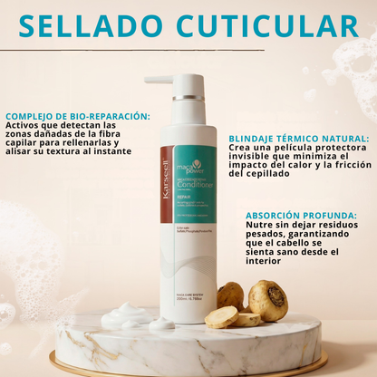 Acondicionador reparador aceite de argán maca 200ml