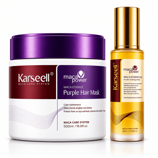Violette Tönungs-Haarmaske 500ml + Arganöl 50ml