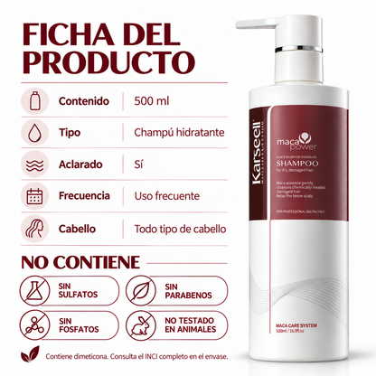 Champú Hidratante Maca Essence 500 ml