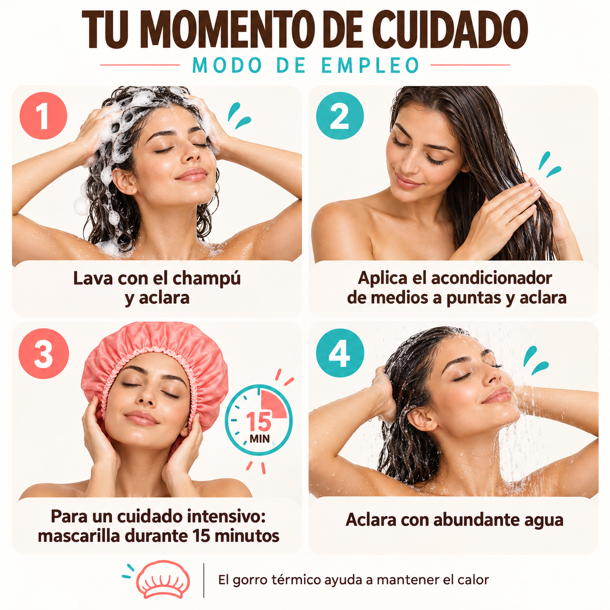 Pack Champú Volumen 200 ml + Acondicionador 200 ml + Mascarilla Colágeno 100 ml
