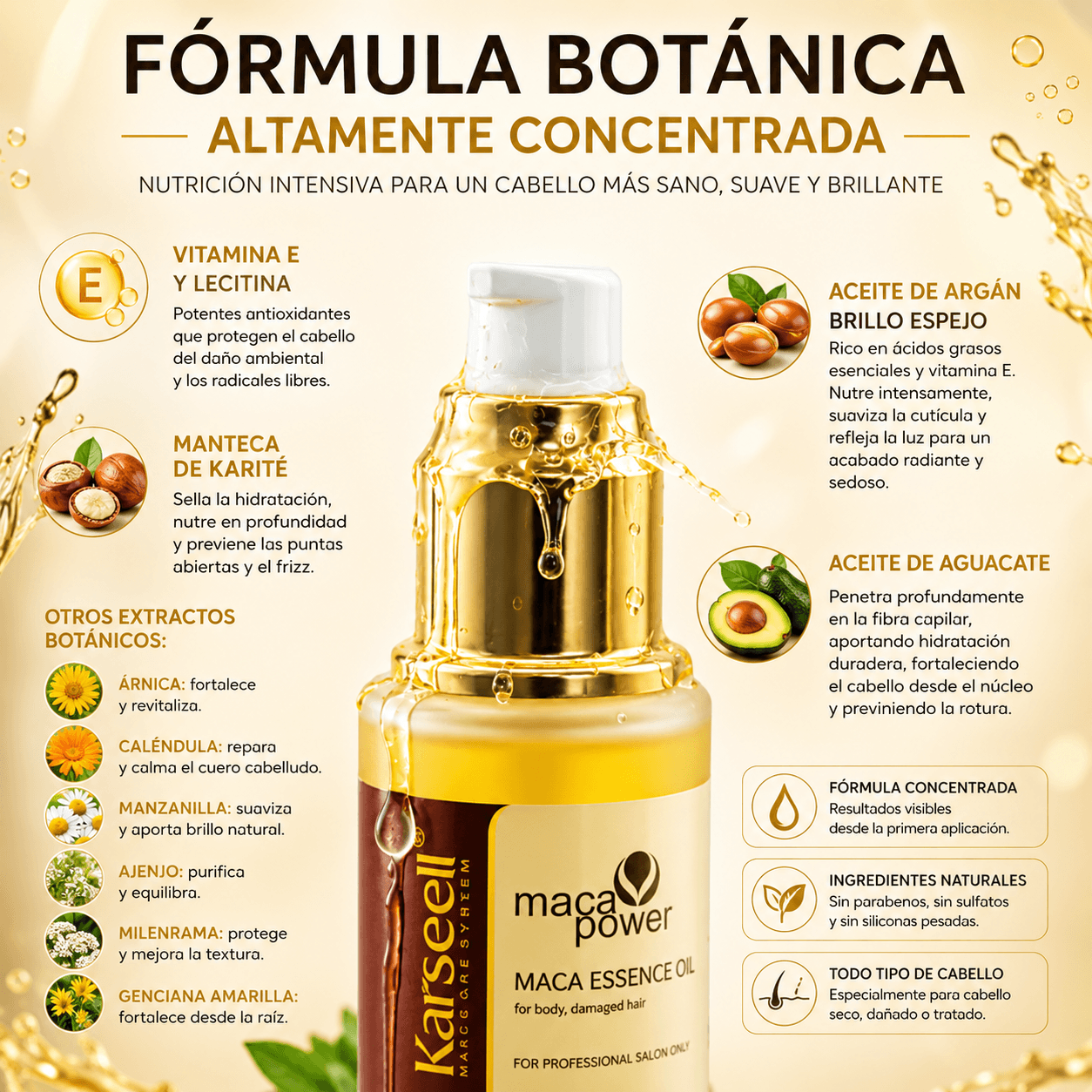 Mascarilla capilar violeta matizadora 500ml + aceite de argán 50ml