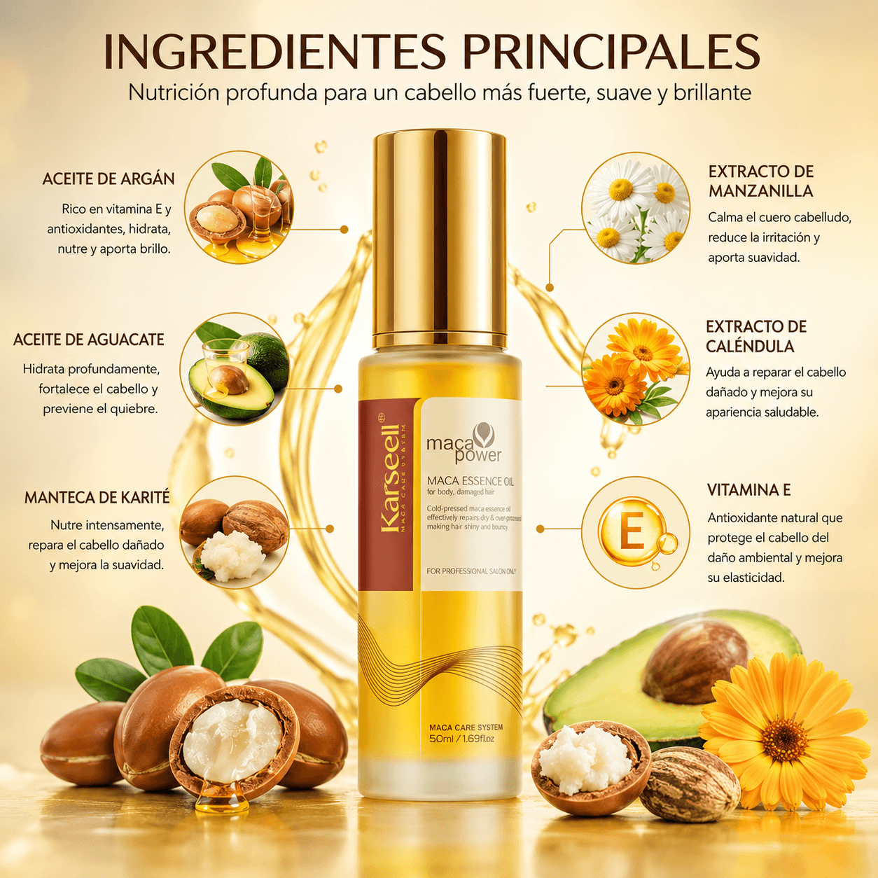 Mascarilla capilar violeta matizadora 500ml + aceite de argán 50ml