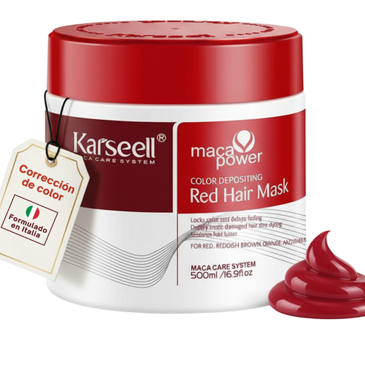Mascarilla capilar pigmentante roja [500ml]