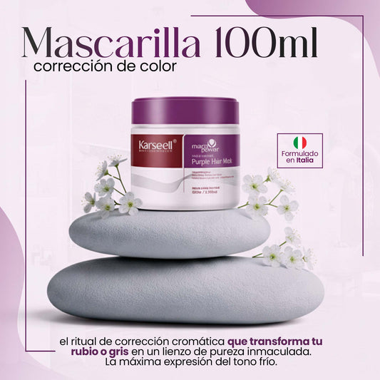 Professionelle violette Haarmaske 100ml