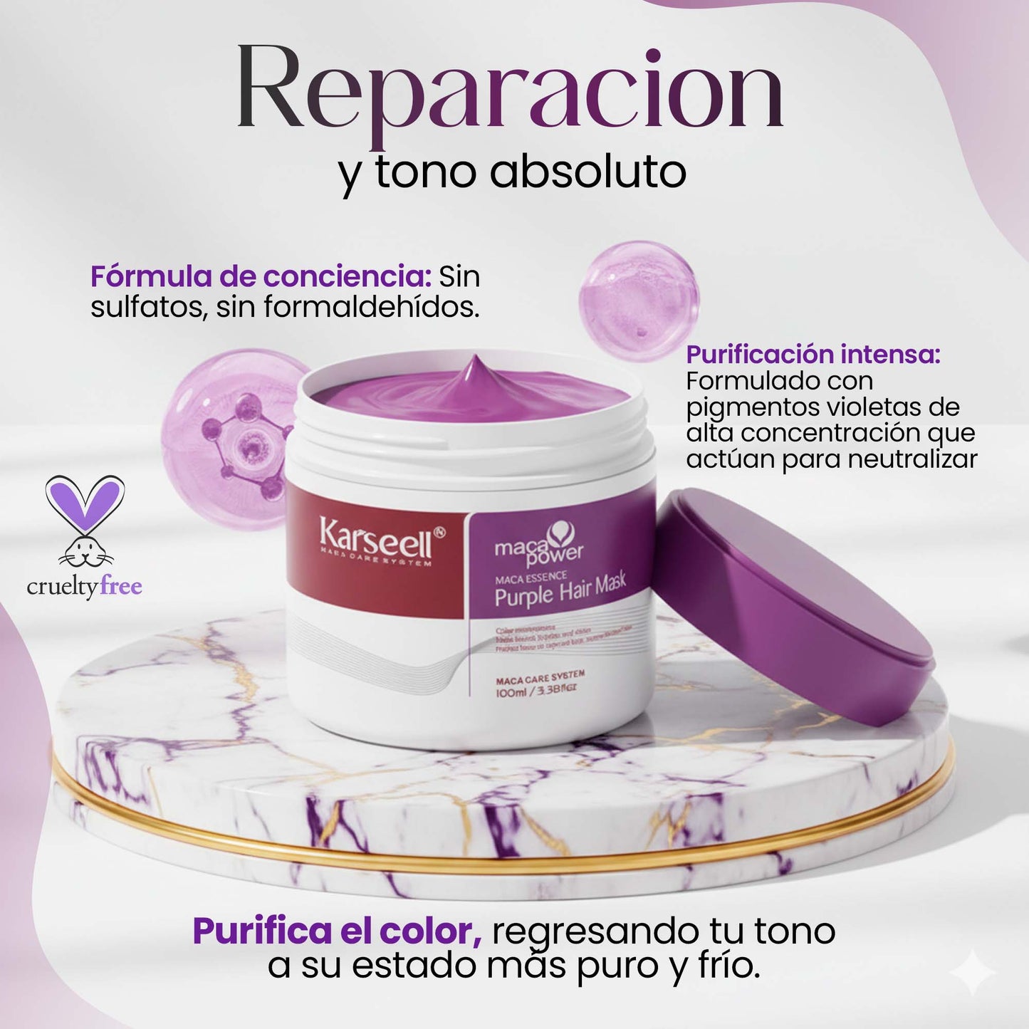 Professional Violet Hair Mask 100ml
