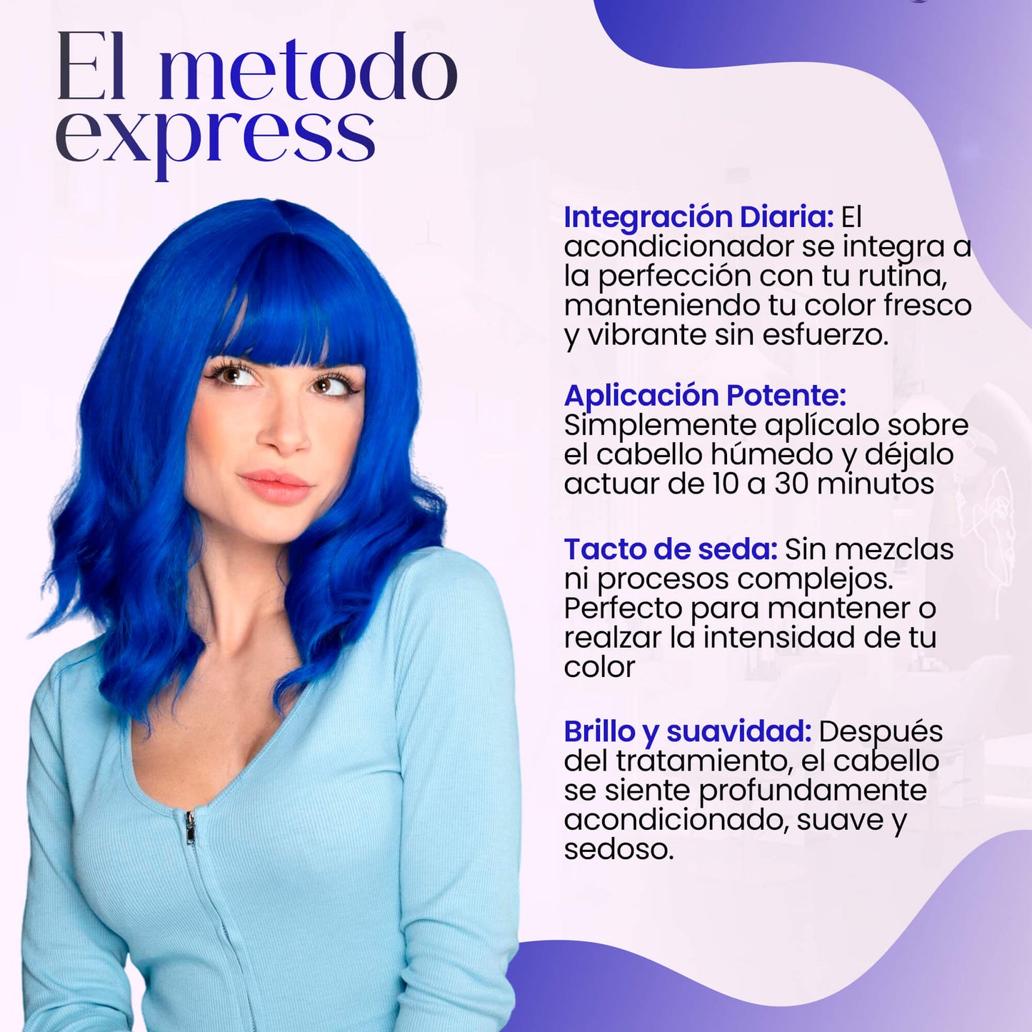 Blue pigmenting hair mask [500ml]