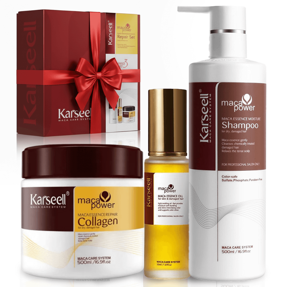 Pack reparación capilar mascarilla colágeno 500ml + champú 500ml