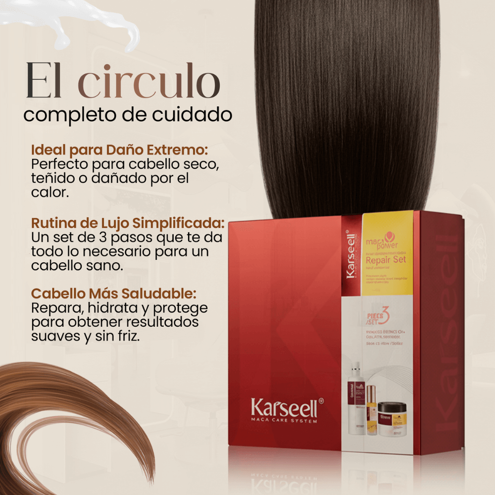 Pack reparación capilar mascarilla colágeno 500ml + champú 500ml
