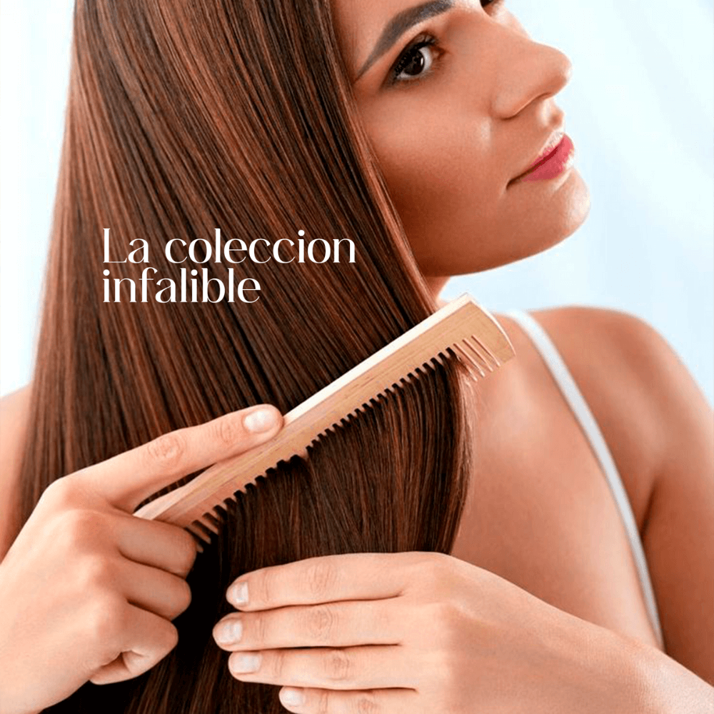 Pack reparación capilar mascarilla colágeno 500ml + champú 500ml