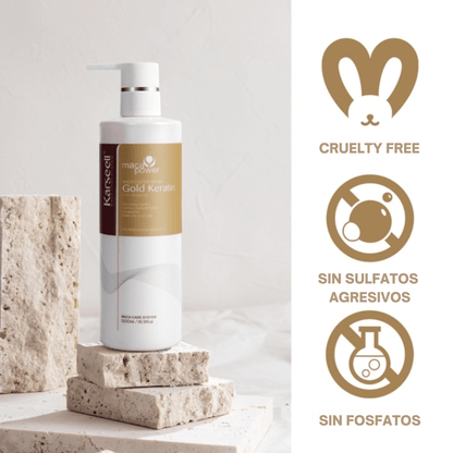 Gold Maca Essence Glättungs-Keratin