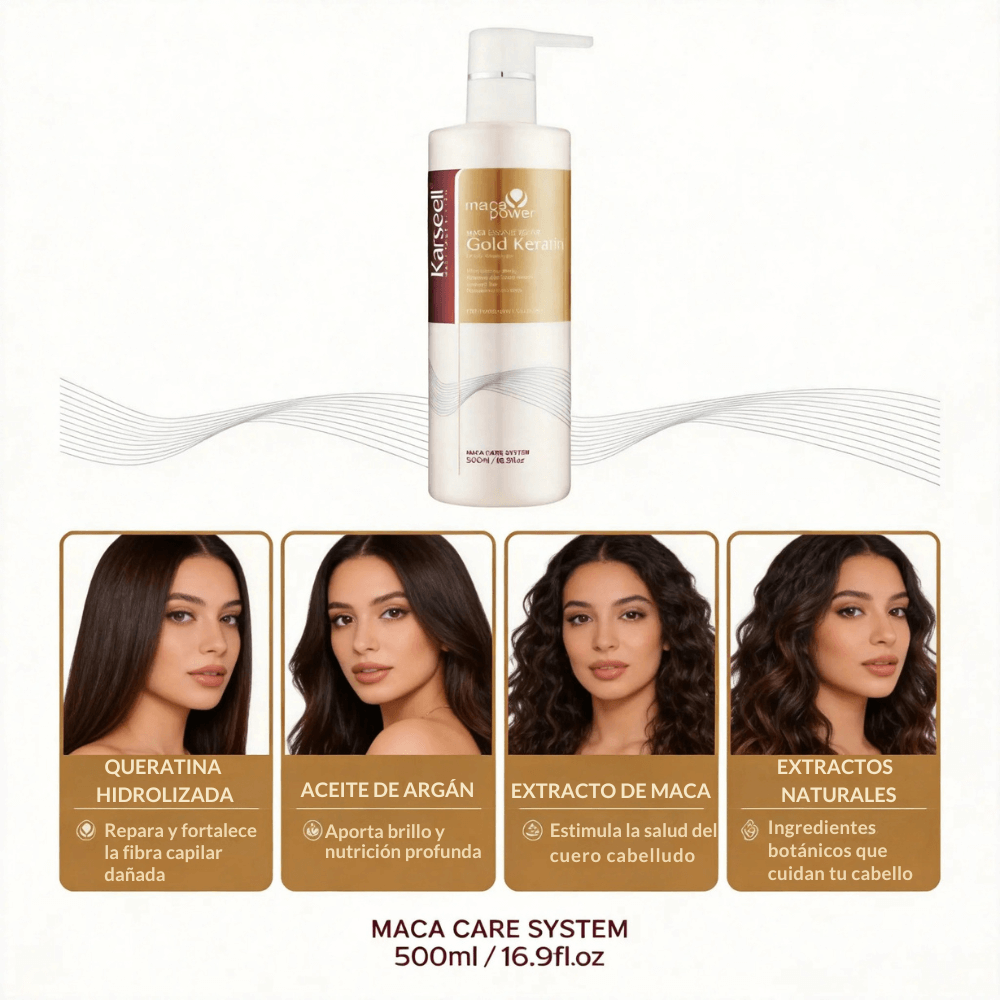 Gold Maca Essence Glättungs-Keratin