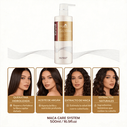 Gold Maca Essence Glättungs-Keratin