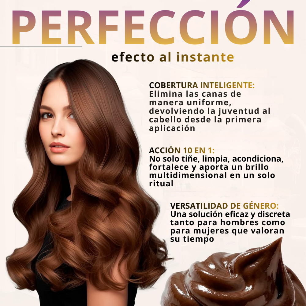 Natural brown dye shampoo [500ml]