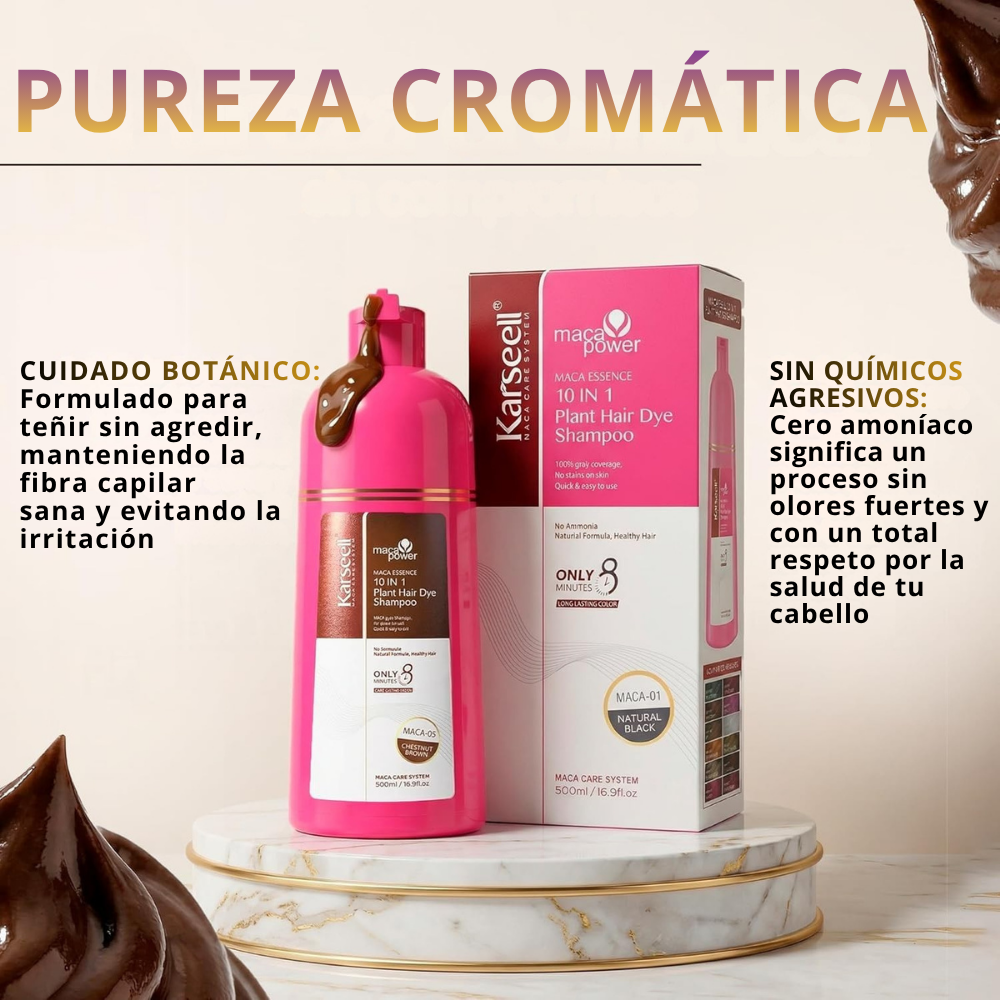 Natural brown dye shampoo [500ml]