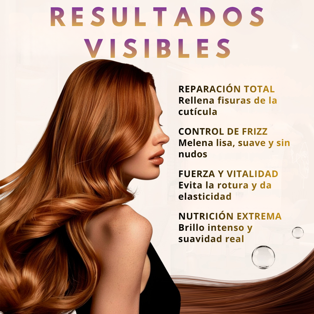 Pack reparación capilar mascarilla colágeno 500ml + champú 500ml