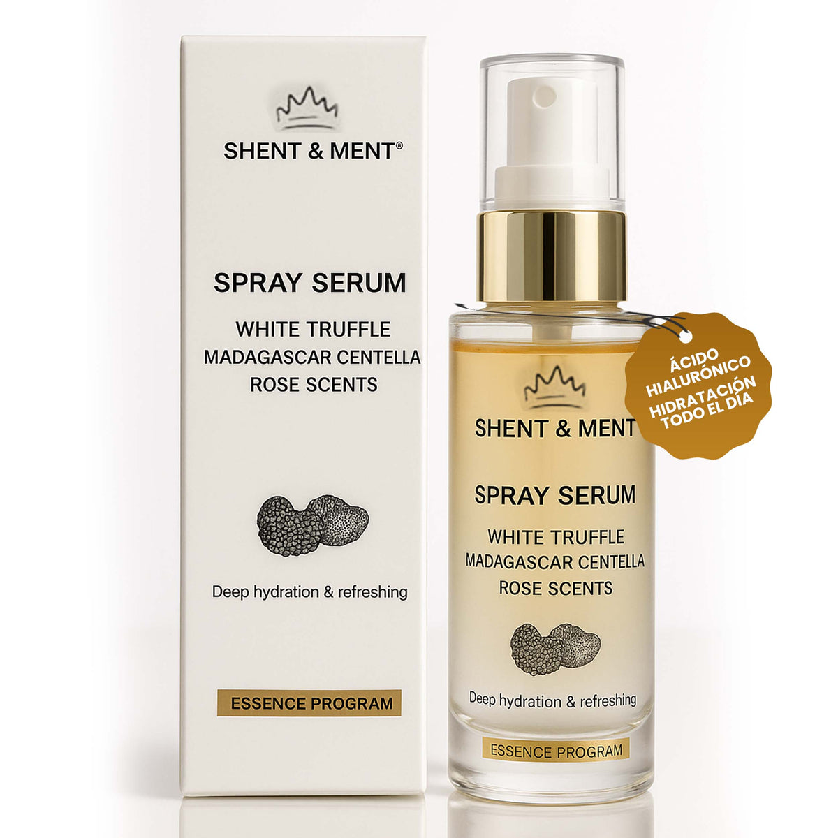 SHENT&MENT Sérum Facial en Spray de Trufa Blanca y Centella 100 ml
