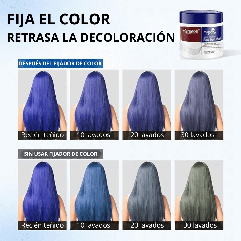 Blue pigmenting hair mask [500ml]