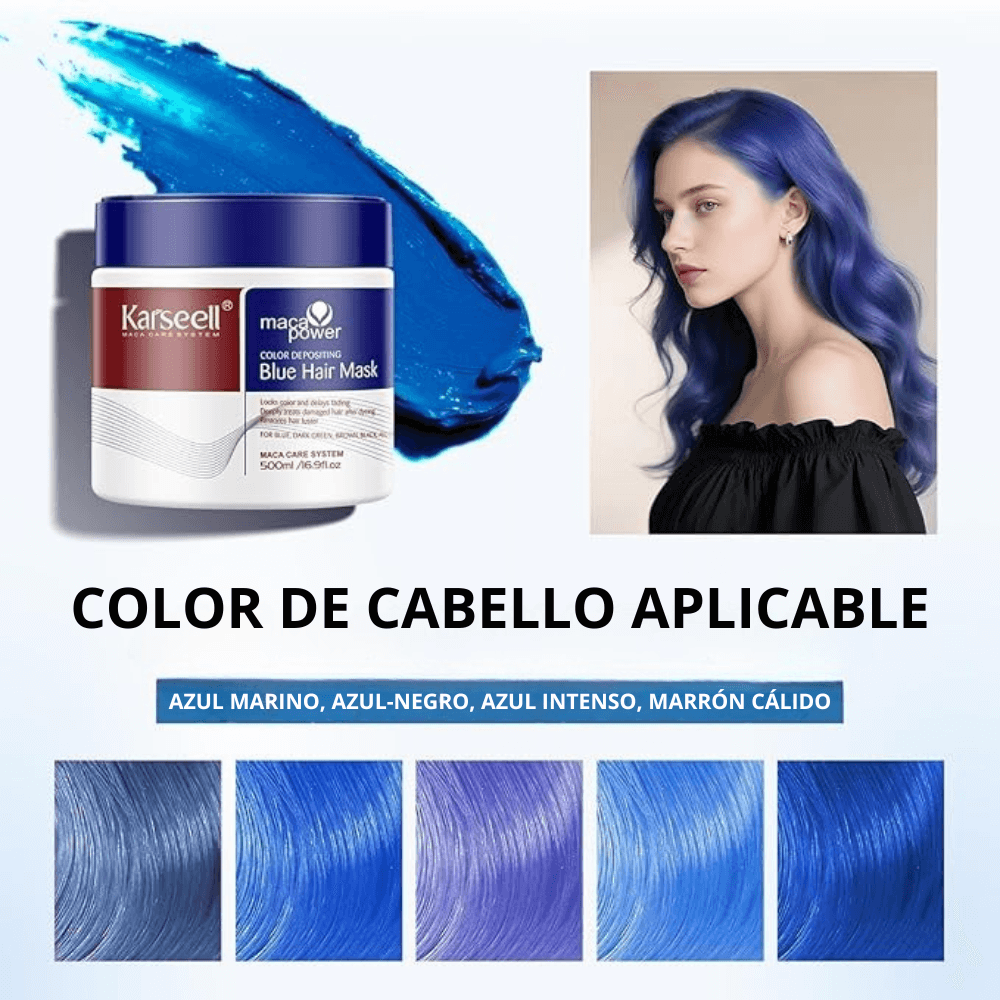 Blue pigmenting hair mask [500ml]