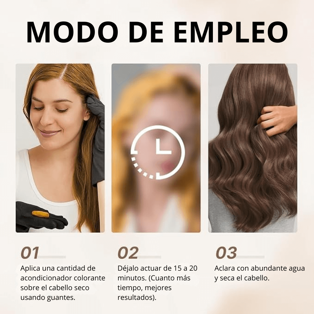 Mascarilla capilar pigmentante marrón [500ml]
