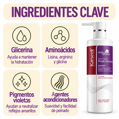 Professionelles Violett-Tönungsshampoo [500ml]