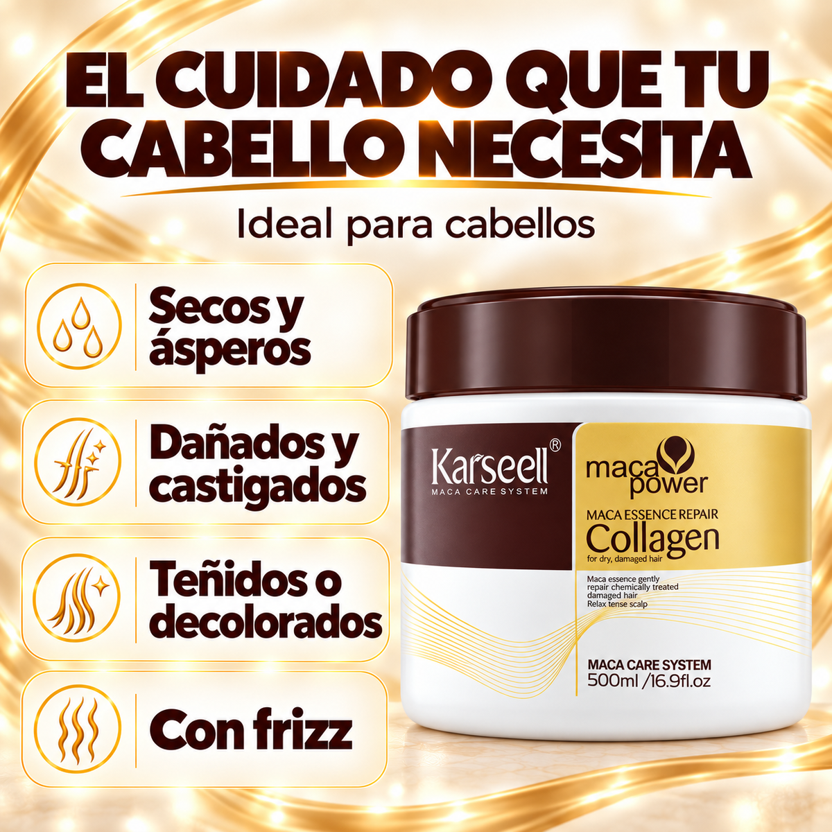 Mascarilla Capilar de Colágeno 500 ml