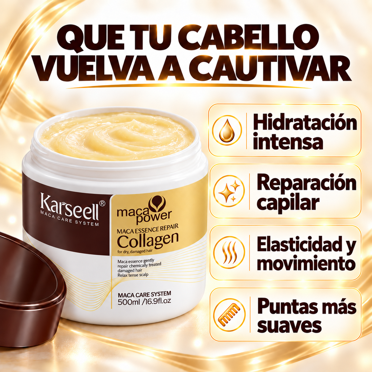 Mascarilla Capilar de Colágeno 500 ml