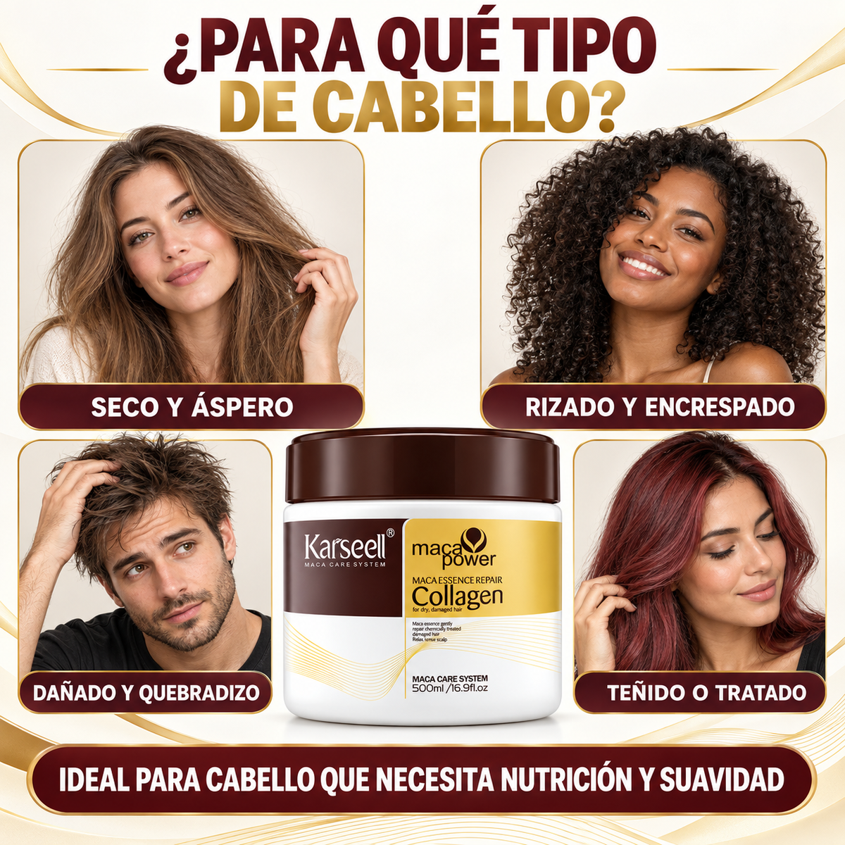 Mascarilla Capilar de Colágeno 500 ml