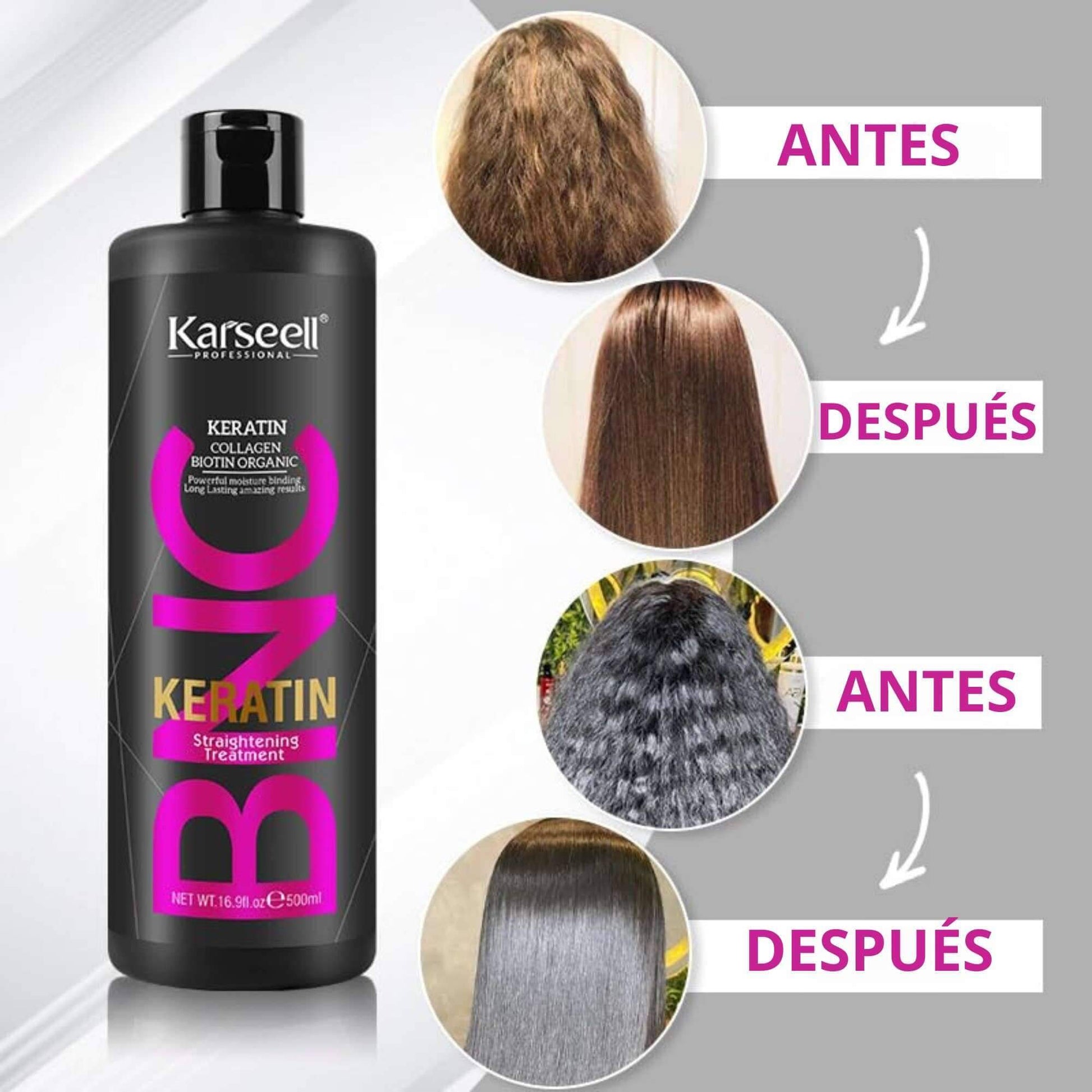 Acondicionador con keratina