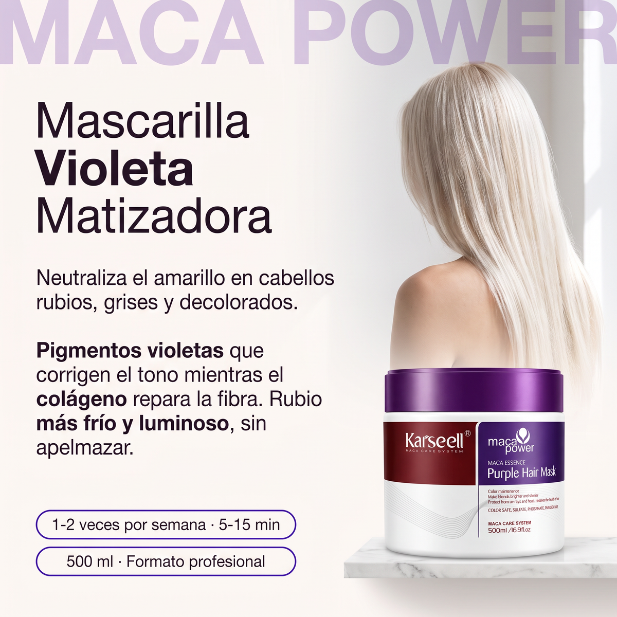 Mascarilla Violeta 500 ml
