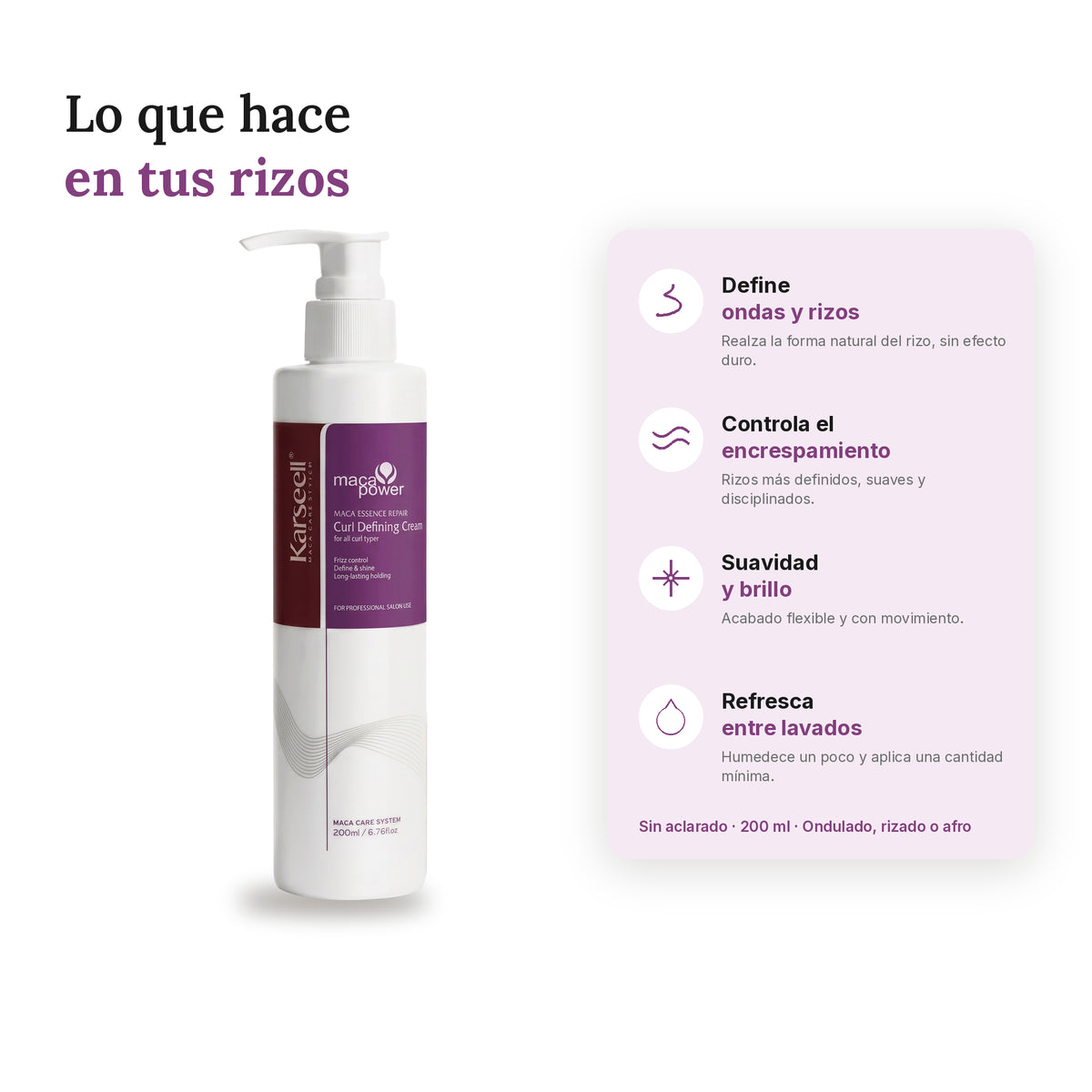 Crema modellante per ricci [200ml] — foto 3