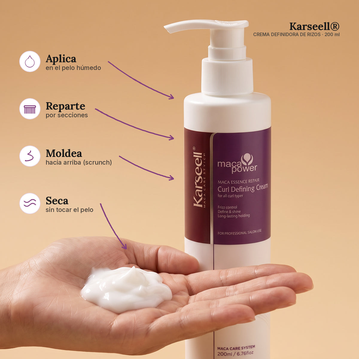 Crema modellante per ricci [200ml] — foto 5