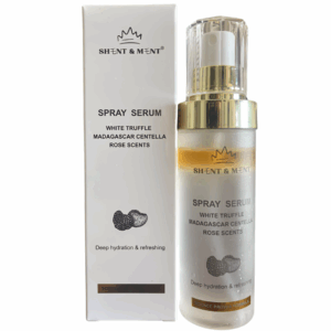 Shent & Ment - Sérum en Spray de Trufa Blanca y Centella de Madagascar, Bruma Facial con Fragancia de Rosas Refrescante Ideal 100 ml.
